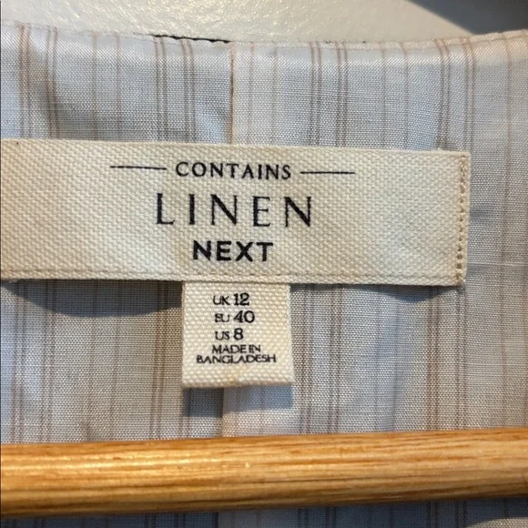 Black Button Through Waistcoat With Linen - Picture 6 of 7